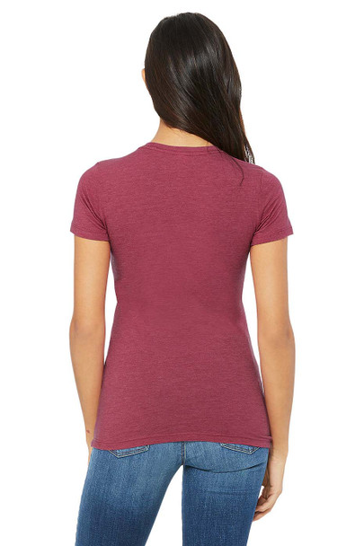 Bella+Canvas 6004 Women's The Favorite T-shirt | Heather Raspberry