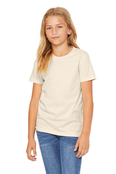Bella+Canvas 3001Y Youth Jersey T-Shirt | Natural