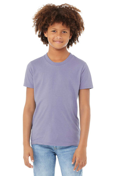 Bella+Canvas 3001Y Youth Jersey T-Shirt | Dark Lavender