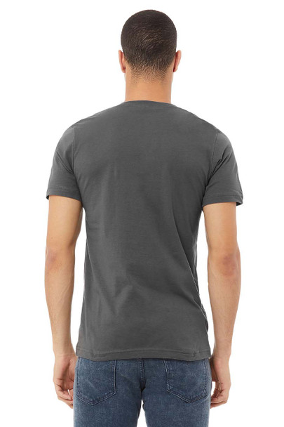 Bella+Canvas 3005 Unisex Jersey V-neck T-Shirt | Asphalt