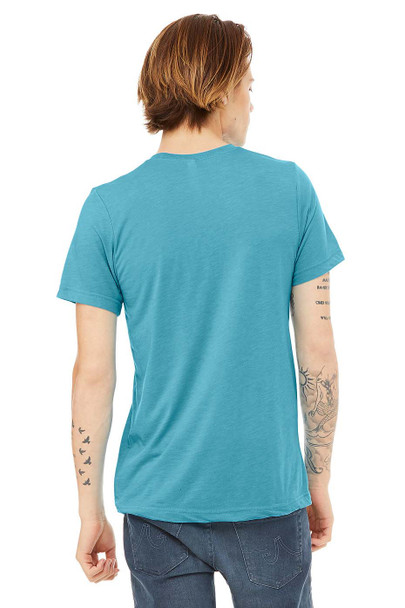 Bella+Canvas 3413C Unisex Tri-Blend T-Shirt | Aqua Triblend