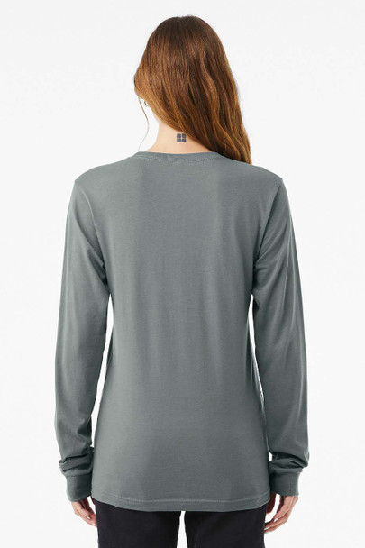 Bella+Canvas 3501 Jersey Long Sleeved T-shirt | Blue Storm