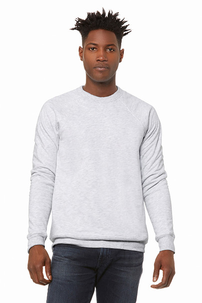 Bella Canvas 3901 Unisex Fleece Raglan Crewneck Sweatshirt