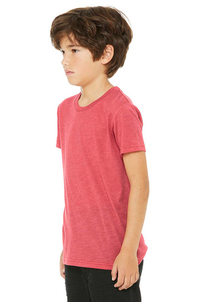 Bella+Canvas 3413Y Youth Tri-Blend T-shirt | Red Triblend