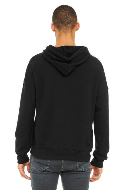 Bella+Canvas 3729 Unisex Sponge Fleece Pullover DTM Hoodie | Black