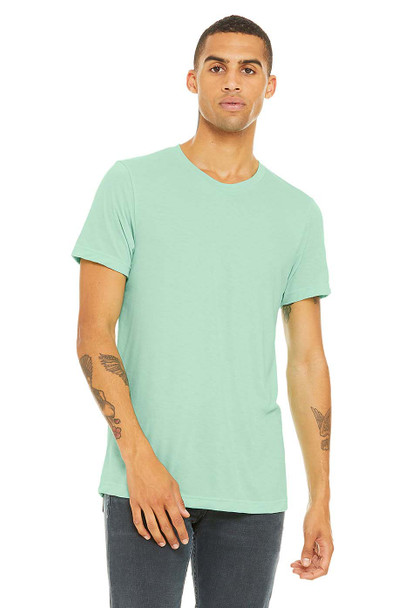 Bella+Canvas 3001CVC Unisex Heather T-shirt | Heather Mint