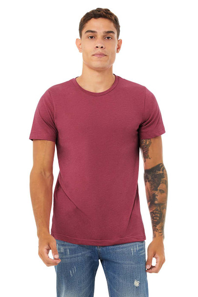 Bella Canvas 3001CVC Unisex Heather T shirt BlankClothing.ca