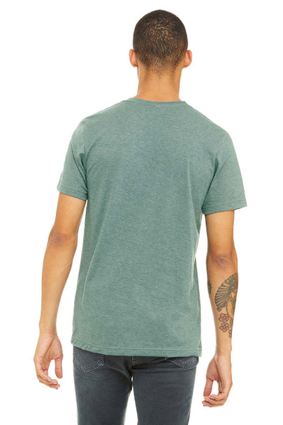 Bella Canvas 3001CVC Unisex Heather T shirt BlankClothing.ca