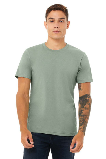 Bella Canvas 3001CVC Unisex Heather T shirt BlankClothing.ca