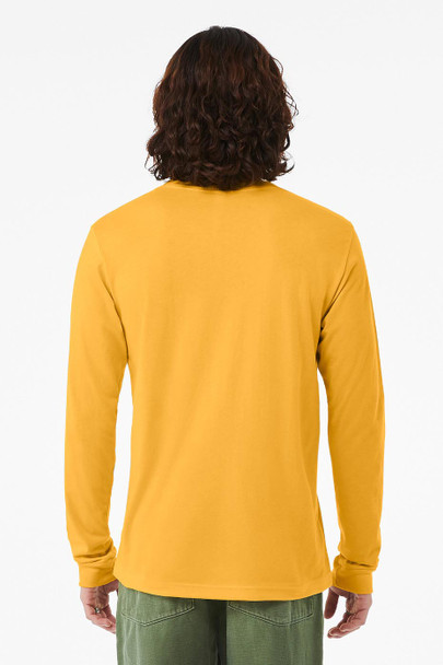 Bella+Canvas 3501CVC Unisex  CVC Jersey Long-Sleeve T-Shirt | Heather Mustard