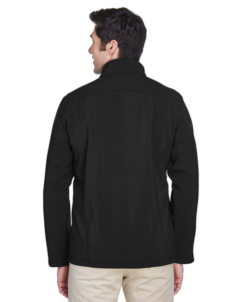 Core365 88184T Tall Fleece Soft Shell Jacket | Black