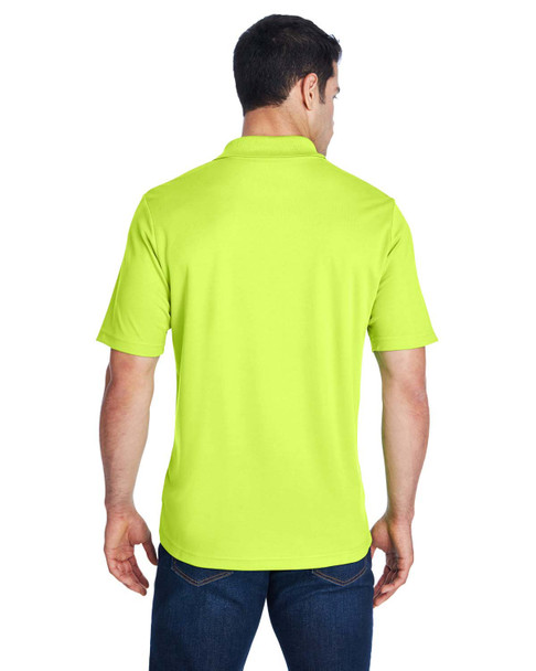 Core365 88181 Men's Performance Pique Polo Shirt | Safety Yellow