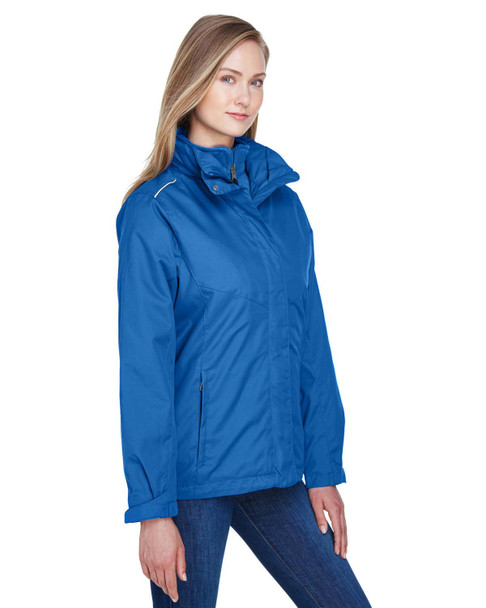 Core365 78205 Ladies' 3-in-1 Jacket with Fleece Liner | True Royal