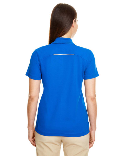 Core365 78181R Ladies' Radiant Performance Pique Polo Shirt with Reflective Piping | True Royal