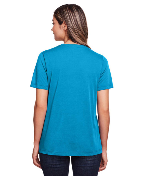 Core365  CE111W Ladies' Fusion ChromaSoft Performance T-Shirt | Electric Blue