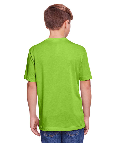 Core365 CE111Y Youth Fusion ChromaSoft Performance T-Shirt | Acid Green