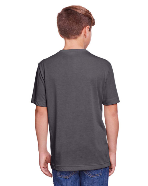 Core365 CE111Y Youth Fusion ChromaSoft Performance T-Shirt | Carbon