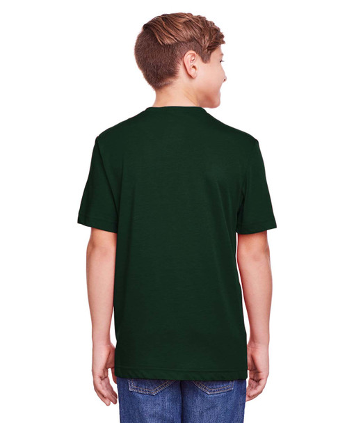 Core365 CE111Y Youth Fusion ChromaSoft Performance T-Shirt | Forest