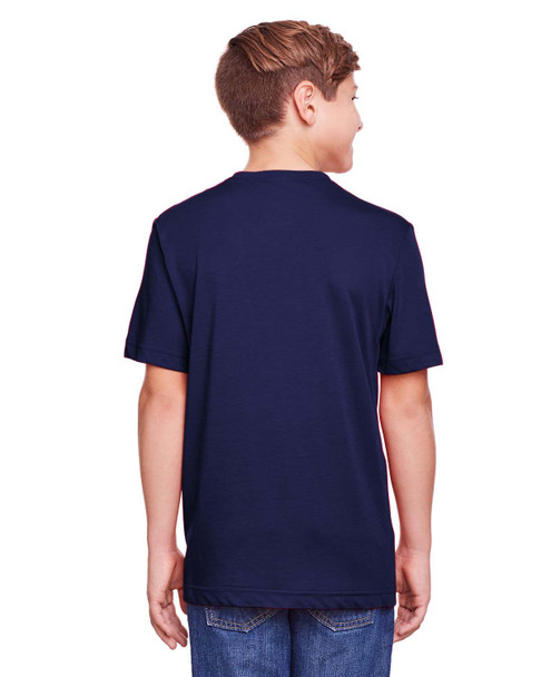 Core365 CE111Y Youth Fusion ChromaSoft Performance T-Shirt | Classic Navy