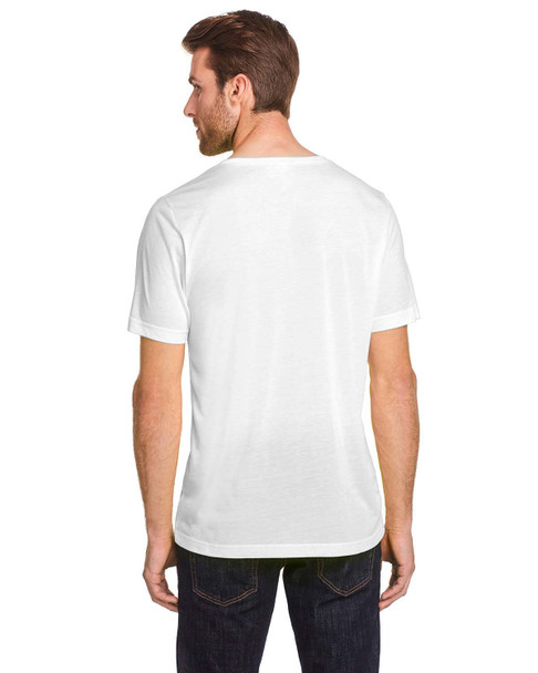 Core365 CE111T Adult Tall Fusion ChromaSoft Performance T-Shirt | White