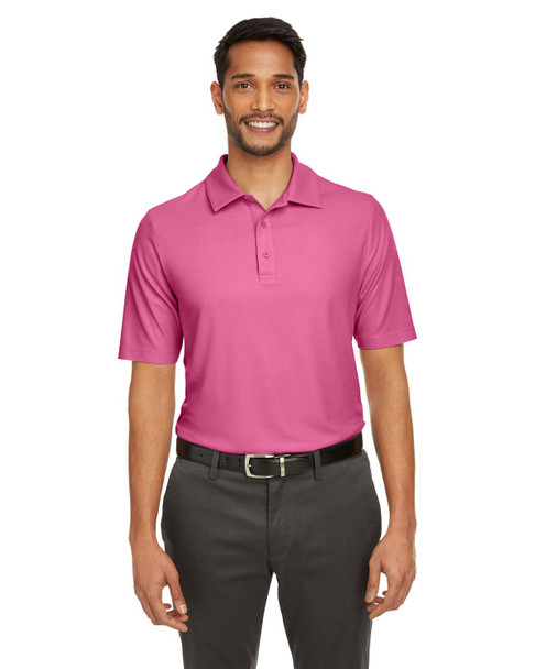 Core365 CE112 Men's Fusion ChromaSoft Pique Polo Shirt | Charity Pink