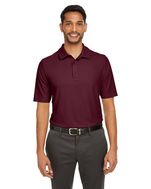 Core365 CE112 Men's Fusion ChromaSoft Pique Polo Shirt | Burgundy