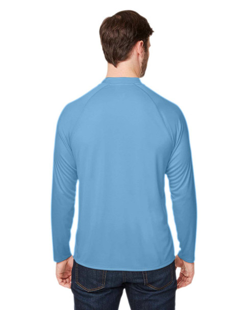 Core365 CE110 Unisex Ultra UVP Long-Sleeve Raglan T-Shirt | Columbia Blue