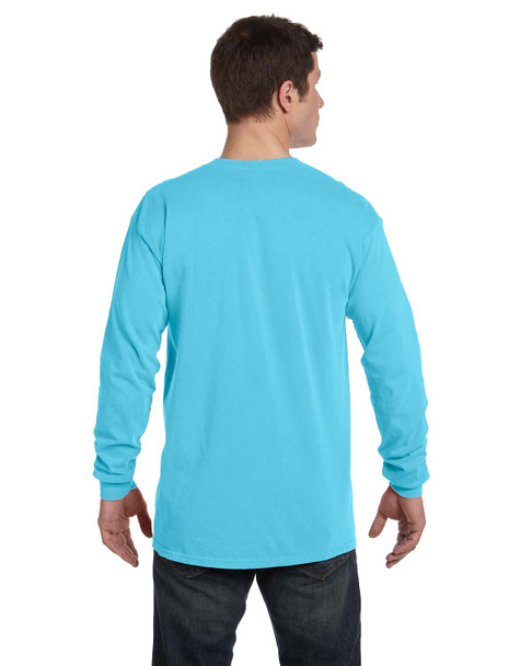 Comfort Colors C6014 Adult Heavyweight Long-Sleeve T-Shirt | Lagoon Blue