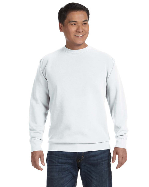 Comfort Colors 1566 Adult Crewneck Sweatshirt | White
