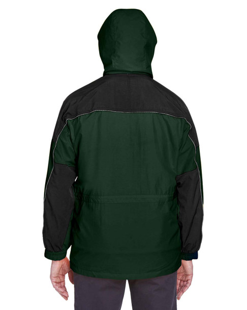 North End 88006 Adult 3 in 1 Two-Tone Parka | Alpine Green