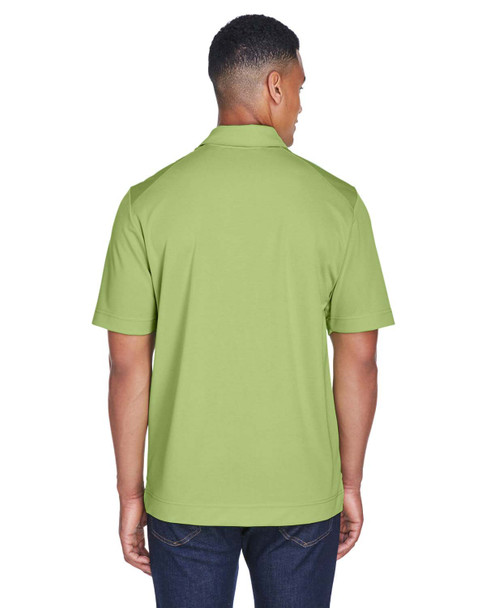 North End 88632 Men's Recycled Polyester Performance Pique Polo Shirt | Cactus Green