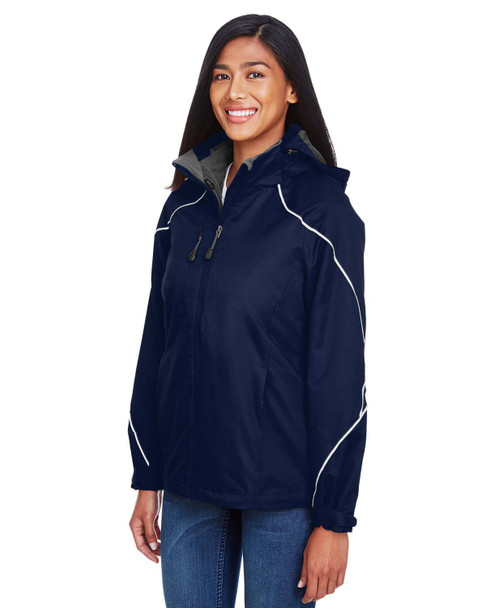 North End 78196 Angle 3-in-1 Jacket with Bonded Fleece Liner | Night