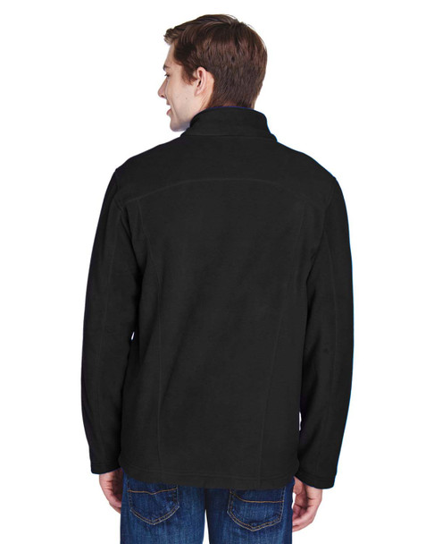 North End 88172 Men's Voyage Fleece Jacket | Black