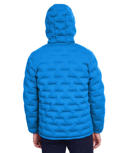 North End NE708 Men's Loft Puffer Jacket | Olympic Blue/ Carbon