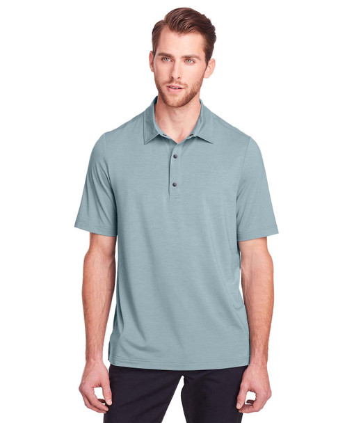 North End NE100 Men's Jaq Snap-Up Stretch Performance Polo | Opal Blue