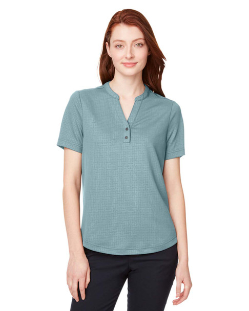 North End NE102W Ladies' Replay Recycled Polo | Opal Blue