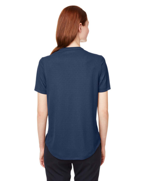 North End NE102W Ladies' Replay Recycled Polo | Classic Navy