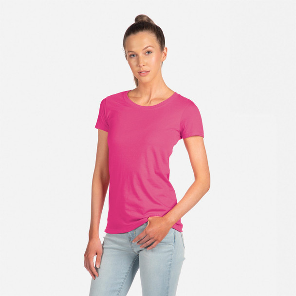 Next Level N1510 Ladies' Ideal Short-Sleeve Crew Tee | Raspberry