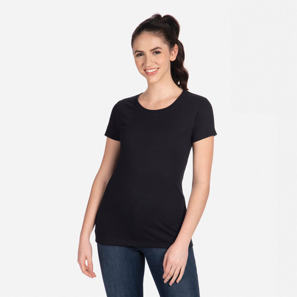 Next Level N1510 Ladies' Ideal Short-Sleeve Crew Tee | Black