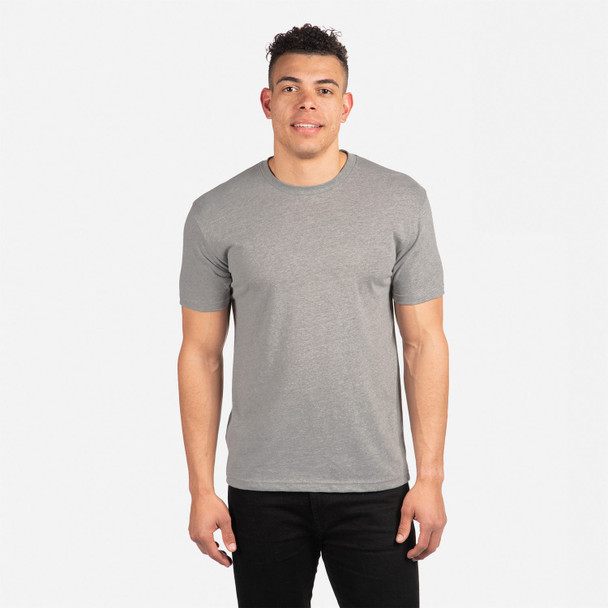 Next Level 6410 Men's Premium Fitted Sueded T-Shirt | Dark Heather Grey