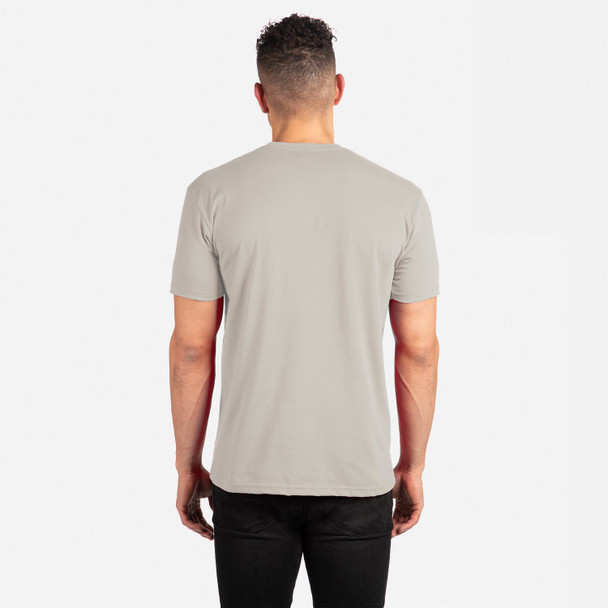 Next Level 6410 Men's Premium Fitted Sueded T-Shirt | Light Grey