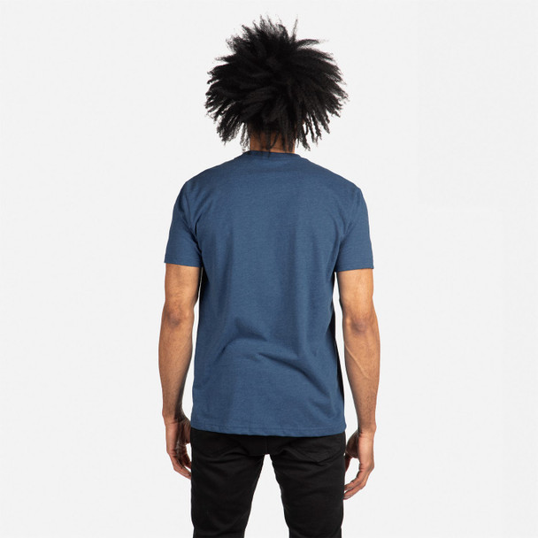 Next Level 6410 Men's Premium Fitted Sueded T-Shirt | Heather Cool Blue