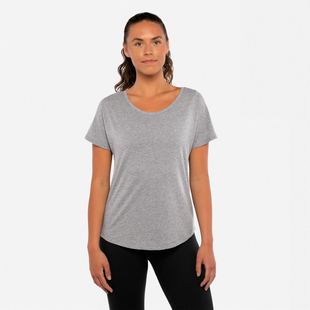 トップス TELOPLAN Yeshe Top / Gray Next Level 6760 Ladies' Triblend Dolman Shirt - BlankClothing.ca