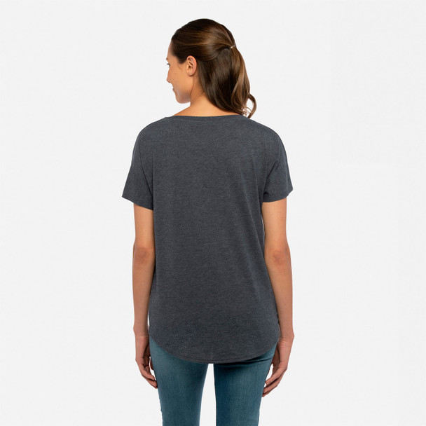 Next Level 6760 Ladies' Triblend Dolman Shirt | Vintage Navy