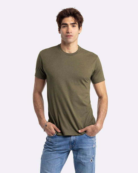 Next Level N6210 Unisex CVC Crewneck Tee | Military Green