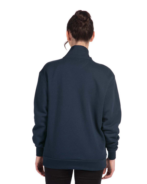 Next Level 9643 Unisex Fleece Quarter-Zip Sweater | Midnight Navy