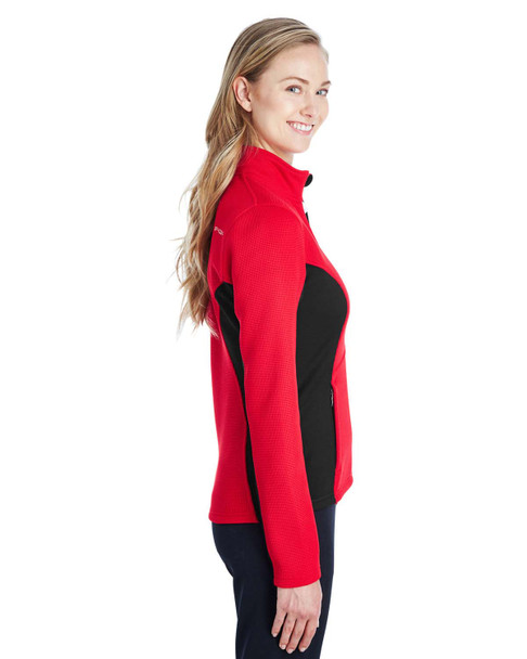 Spyder 187335 Ladies' Constant Full-Zip Sweater | Red/ Black/ White
