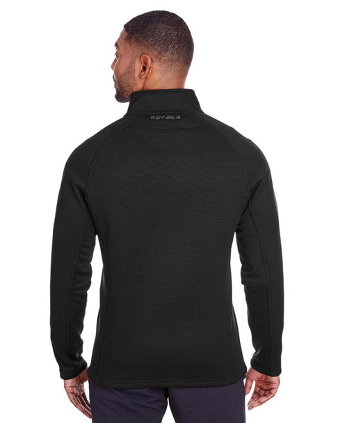 Spyder S16561 Men's Constant Half-Zip Sweater | Black/ Black