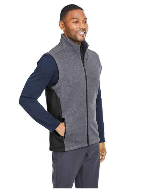 Spyder S17274 Men's Pursuit Commuter Vest | Black Heather/ Black