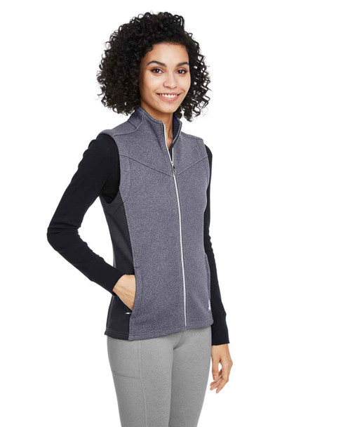 Spyder S17275 Ladies' Pursuit Commuter Vest | Black Heather/ Black